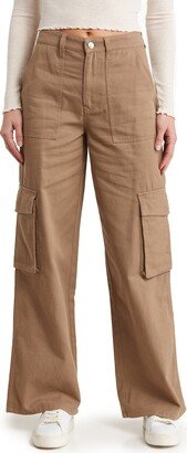 High Waist Wide Leg Cargo Utility Pants