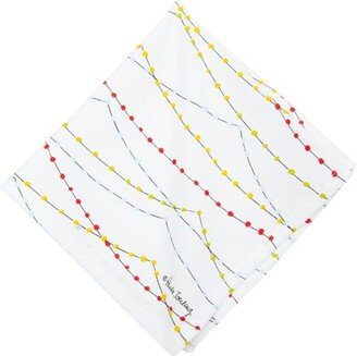 Christmas Lights Printed Holiday Napkin Set of 6