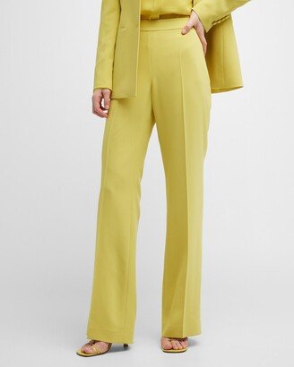 Gates High-Rise Flare Pants