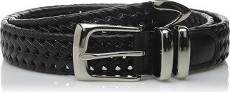 Men's Portfolio Braided Belt (Black) Belts