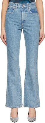 Blue Boot Cut Jeans