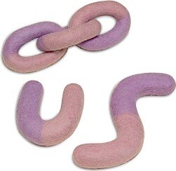 Awoo Pets 3 Pc. Lilac Felty Wool Pet Toys