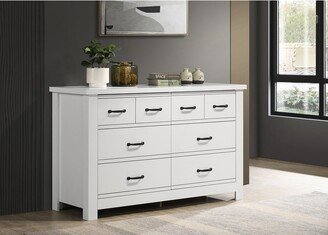 Lilola Home Cassini White 6-Drawer Dresser