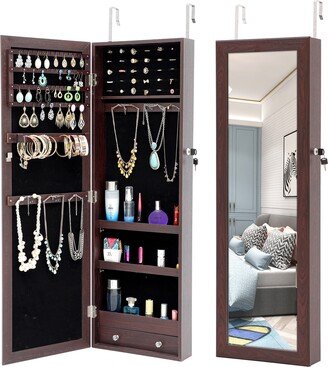 Starx Decor Jewelry Storage Mirror Cabinet Can Be Hung On The Door Or Wall