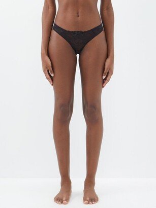 Leni Embroidered-lace Briefs