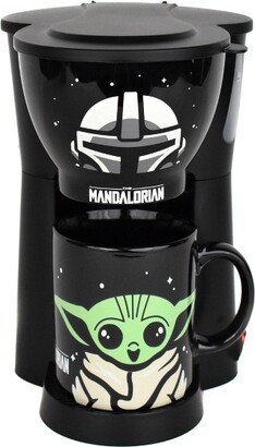 Uncanny Brands Mandalorian Single Cup Coffee Maker with Mug