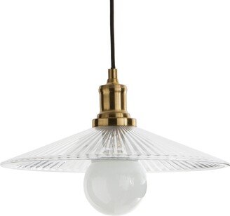 La Redoute Interieurs Iloa 35.5cm Diameter Glass & Brass Ceiling Light