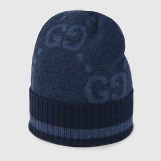 GG cashmere jacquard hat