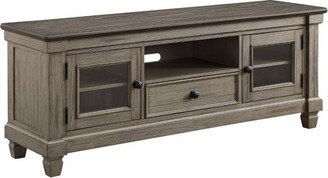 Granby Wood TV Stand in Coffee and Antique Gray - Lexicon