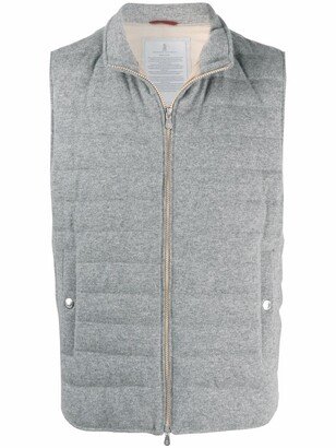 Quilted Down Gilet-AC