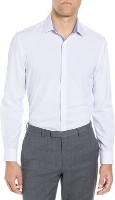 Slim Fit Performance Stretch Dot Dress Shirt