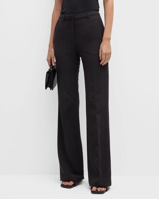 Mid-Rise Flare Tech Pants