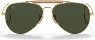 Outdoorsman Aviator Frame Sunglasses