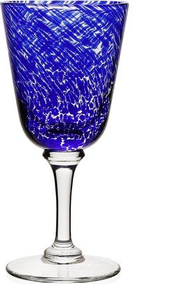 Vanessa Wine Glass, Blue