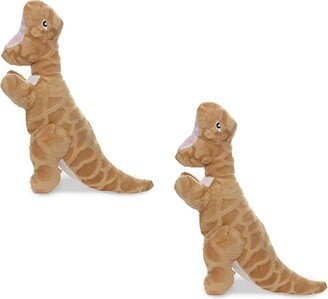 Mighty Jr Dinosaur TRex, 2-Pack Dog Toys