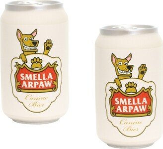 Silly Squeaker Beer Can Smella Arpaw, 2-Pack Dog Toys