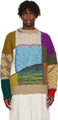 Multicolor Combine Sweater