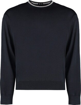 Virgin Wool Crew-neck Sweater-AA