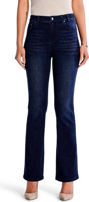 High Waist Bootcut Jeans-AC