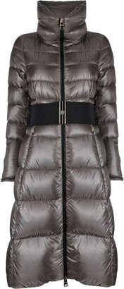 Zip-Up Quilted Down Jacket