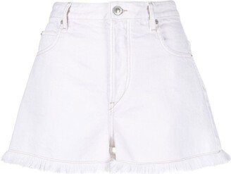 MARANT ÉTOILE High-Waisted Denim Shorts