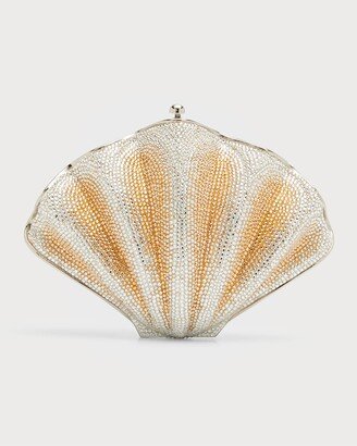 Scallop Clam Crystal Minaudiere-AA