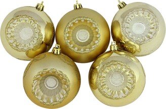 Northlight 5 Count Shatterproof Retro Reflector Christmas Ball Ornaments