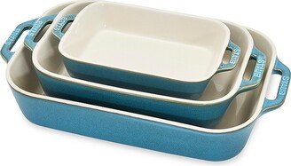 3-Piece Rectangular Baking Dish Set