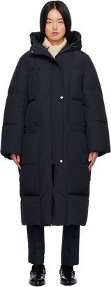 Black Quilted Down Coat