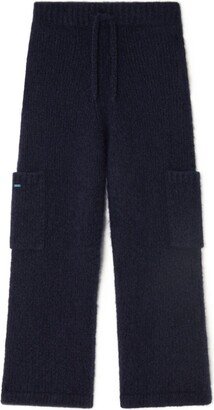 A Finest knitted straight-leg trousers-AA