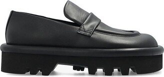 Bumper-Tube Round Toe Chunky Loafers