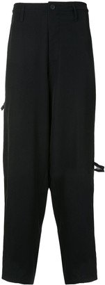 Wide-Leg Tailored Trousers-BD