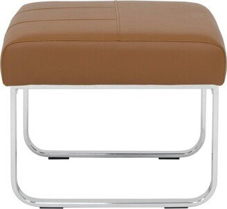 Rectangular Allure Modern Blended Leather Ottoman Home