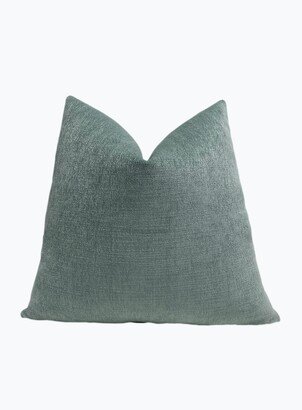 Sage Green Velvet Throw Pillow Cover | Toss , , Lumbar