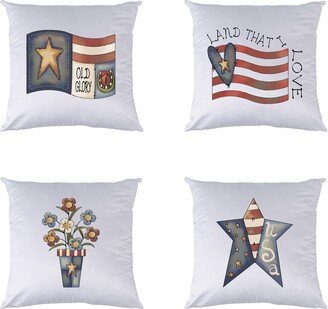 Americana Home Accents | Decorative Pillows Rustic Decoration July 4Th Throw Pillow Of Cover