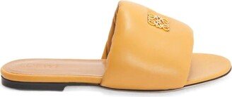 Anagram Padded Slide In Lambskin-AA