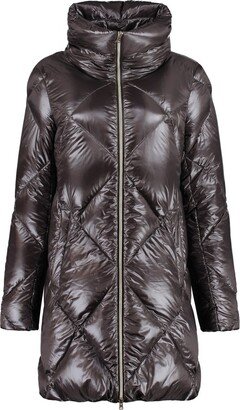 Zip-Up High-Neck Padded Jacket