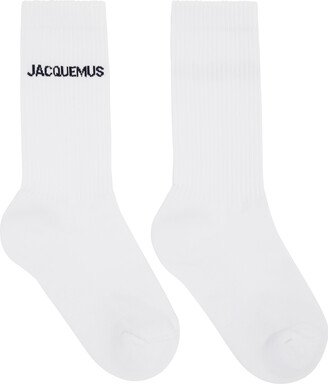 White Le Papier 'Les Chaussettes Jacquemus' Socks-AA