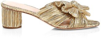 Emilia Pleated Knot Mules