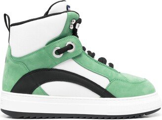 Panelled High-Top Sneakers-AK