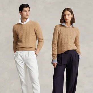 The Iconic Cable-Knit Cashmere Sweater-AK