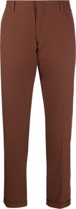 Pressed-Crease Straight-Leg Trousers-AJ