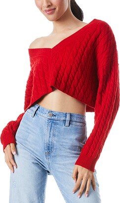 Ayden Cropped Wool & Cashmere-Blend Pullover