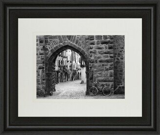 Bicycle of Riquewihr by Monte Nagler Framed Print Wall Art, 34 x 40