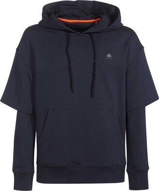 Logo Plaque Drawstring Hoodie-AA