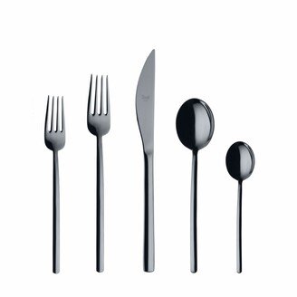 Due Oro Nero Flatware Set, 5 Piece