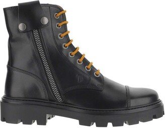 Lace-Up Combat Boots-AS