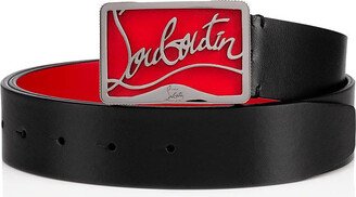 Belt In Calf Leather With Logo