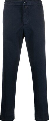 Low-Rise Tapered-Leg Trousers