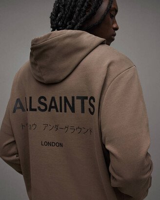 Underground Oversized Pullover Hoodie - Peat Khaki